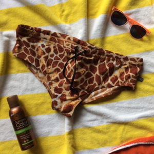 *SOLD!* NWOT! aussieBum Giraffe Swimsuit, Large